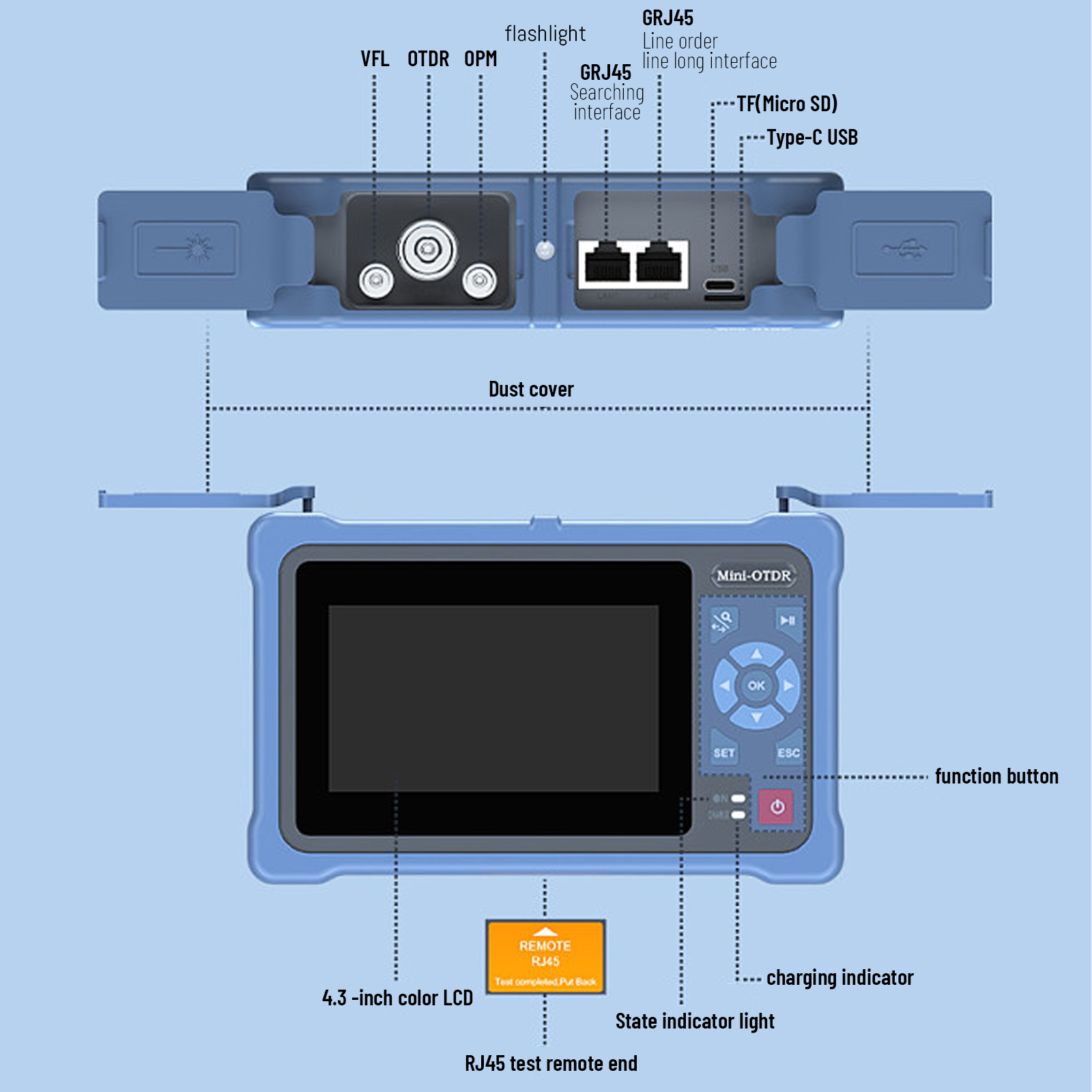 NK4000 OTDR Dual Wavelength 13 - Optical Time Domain Reflectometer Otdr 1310 1550Nm review and price