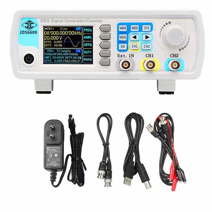JDS6600 15/30/40/50/60MHz DDS  - Dual Channel Arbitrary Waveform Function Generator 60Mhz review and price
