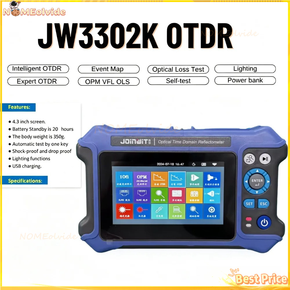 Joinwit JW3302K 28Db/26Db SM 1 - Optical Time Domain Reflectometer Otdr 1310 1550Nm review and price