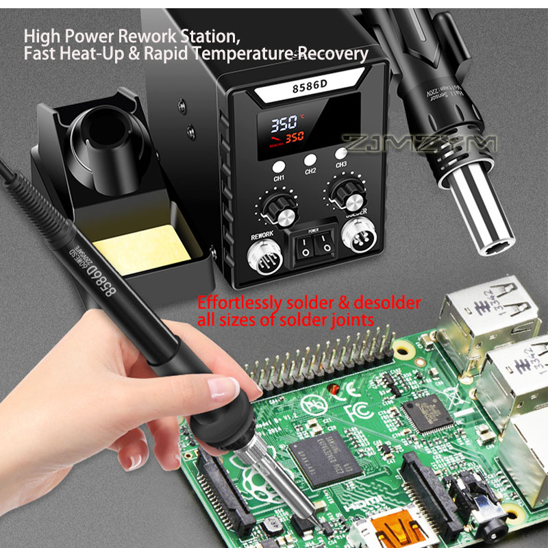 2 in 1 Hot Air Rework Station  - Smd Rework Station Hot Air Soldering 2 In 1 review and price