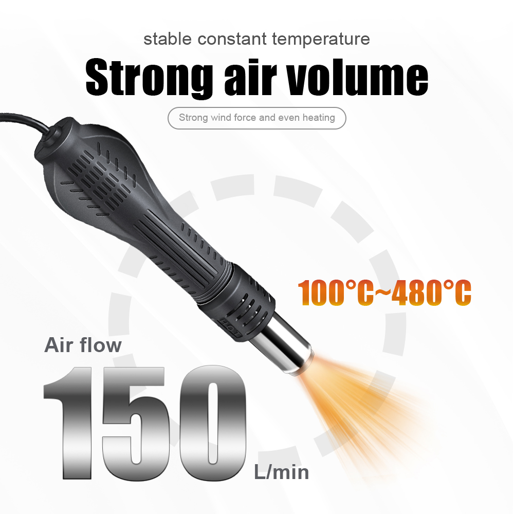 2 in 1 750W Hot Air Gun LCD Di - Smd Rework Station Hot Air Soldering 2 In 1 review and price