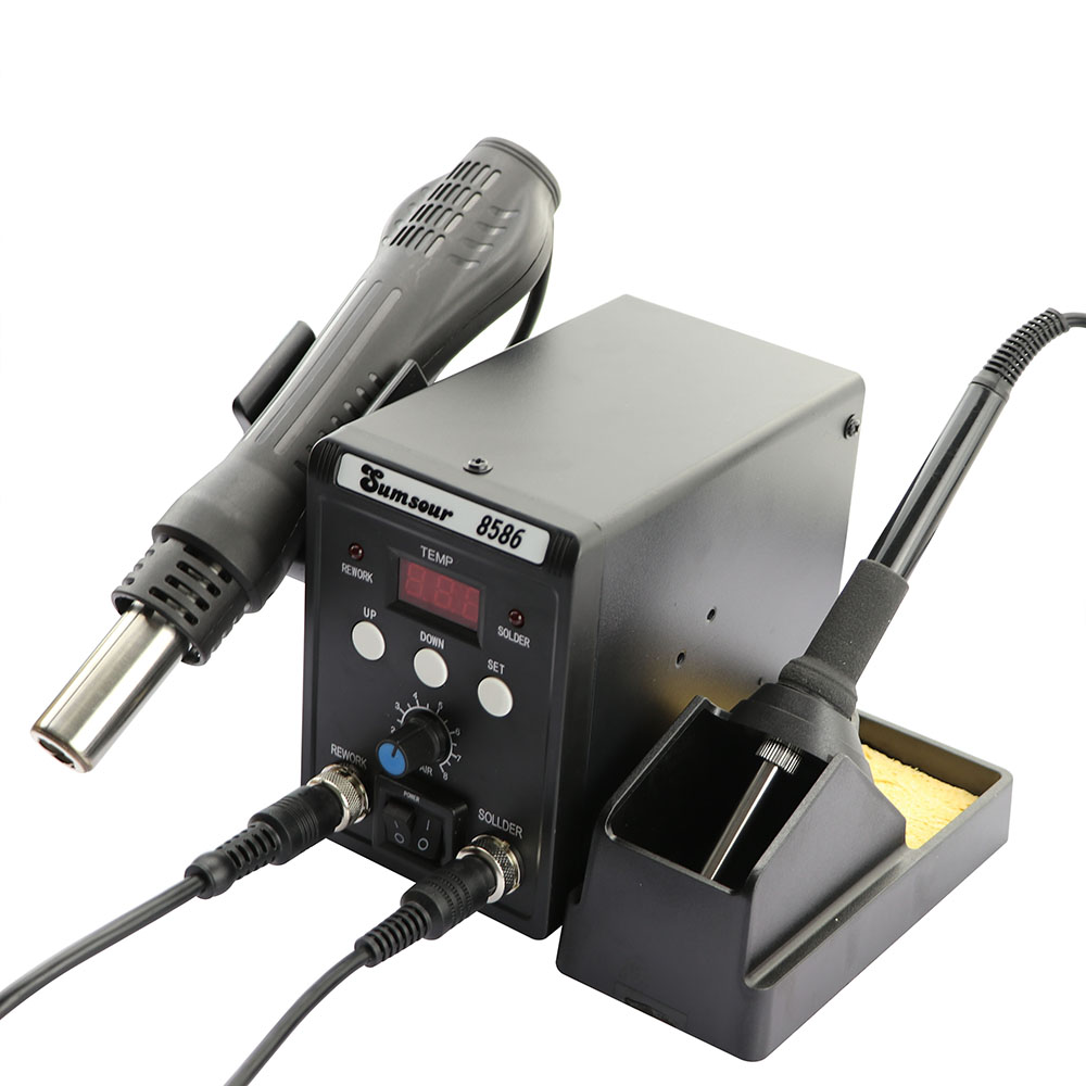 8586 700W 2 in 1 Digital Displ - Smd Rework Station Hot Air Soldering 2 In 1 review and price