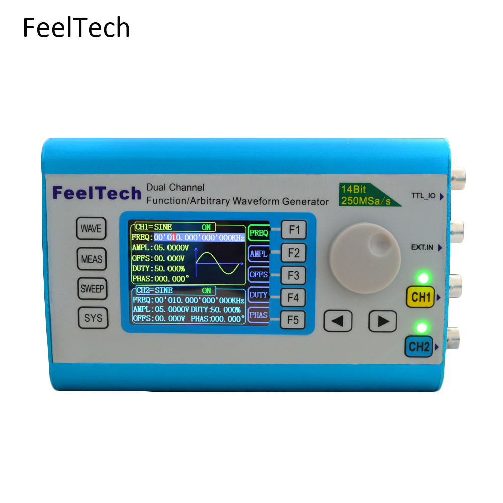FY6300 250MSa Function Arbitra - Dual Channel Arbitrary Waveform Function Generator 60Mhz review and price